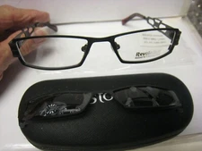 Revolution Eyeglass Frame W/ Magnet sun shade REV683 LIGU 51-17-140 w/case 
