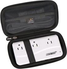 Aproca Hard Storage Travel Case for BESTEK Universal Adapter Black
