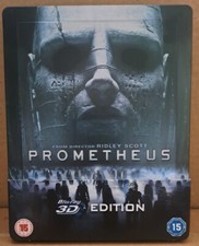 Prometheus 3D Blu-ray Steelbook OOP Noomi Rapace Michael Fassbender