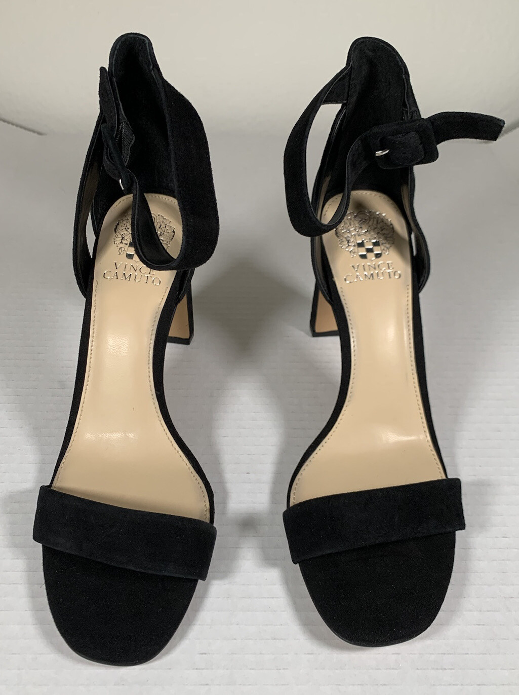 Vince Camuto Bevvyn Ankle Strap High Heel Sandal, Women's 10 M, Black MSRP  $99 | eBay