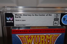 WATA 9.6 - A+ - SEALED - Wurm Journey to the Center of Earth NES Nintendo Graded