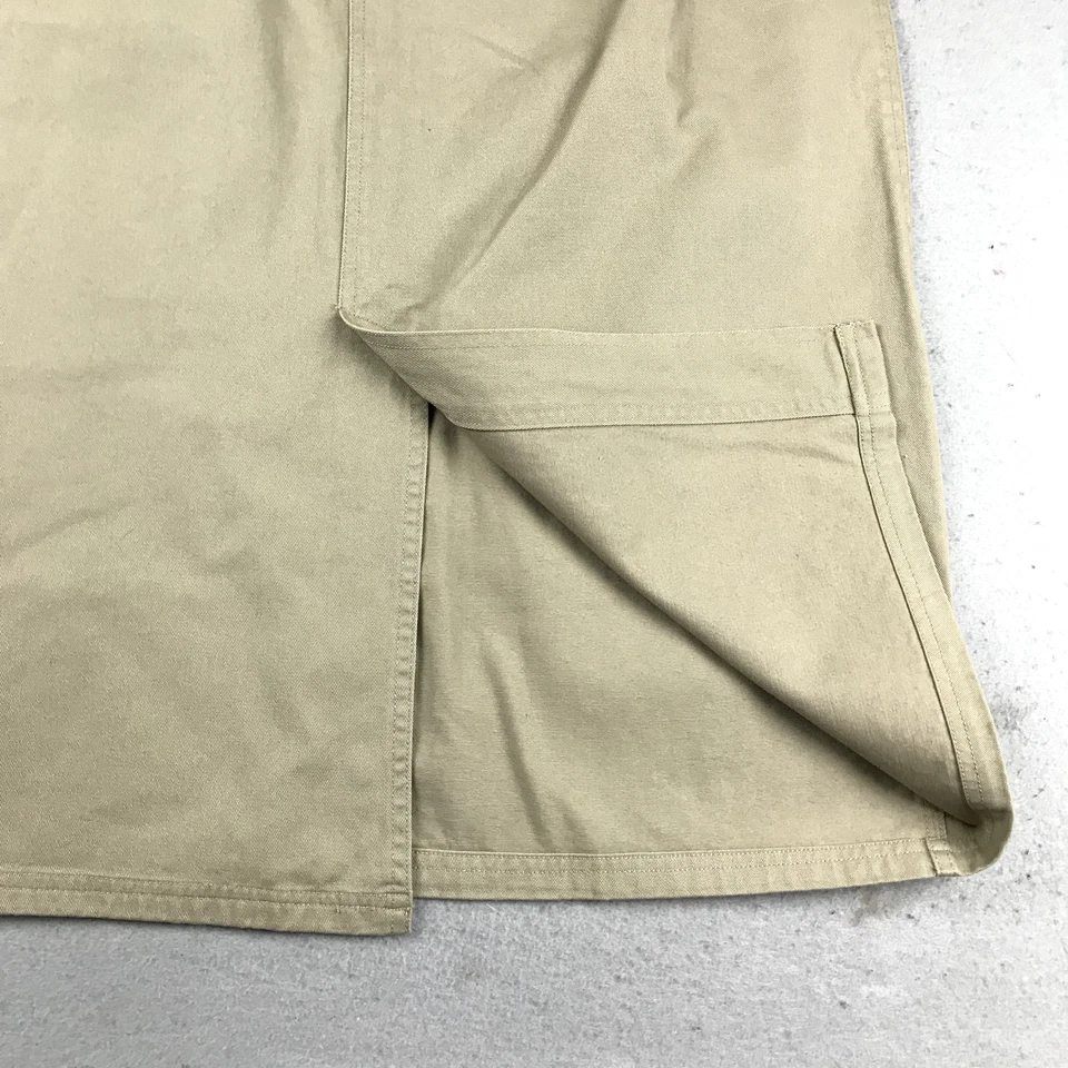 Falda Cabelas Mujer 12 Regular Beige Plana Delantera Trasera abertura Línea A Recta Foto 4 de 4