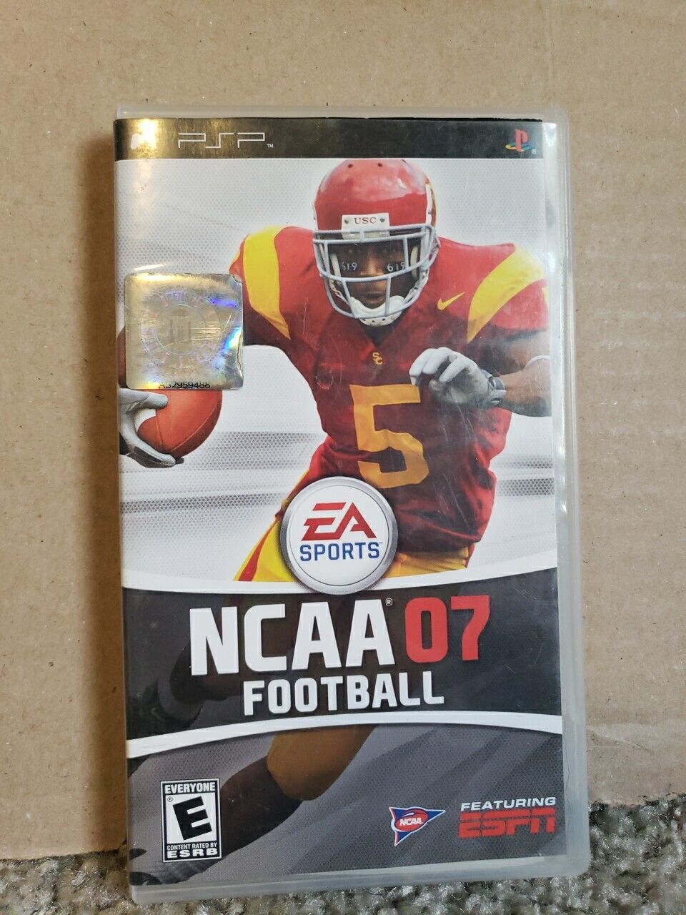 NCAA Football 2007 Sony PSP Complete In Box With Manual 