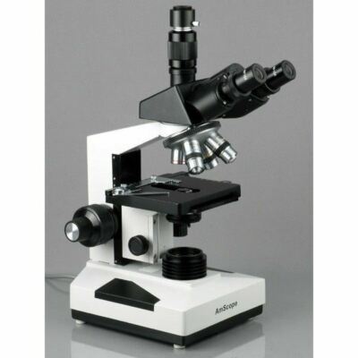 AmScope 40X-2000X Labor Trinokulares Lichtmikroskop Mit 5MP Digitaler USB-Kamera