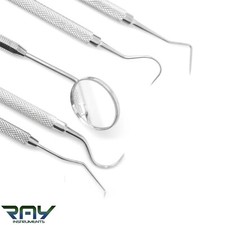 Dental Student Examination Tartar Calculus Plaque Remover Tooth Scraper Tools CE