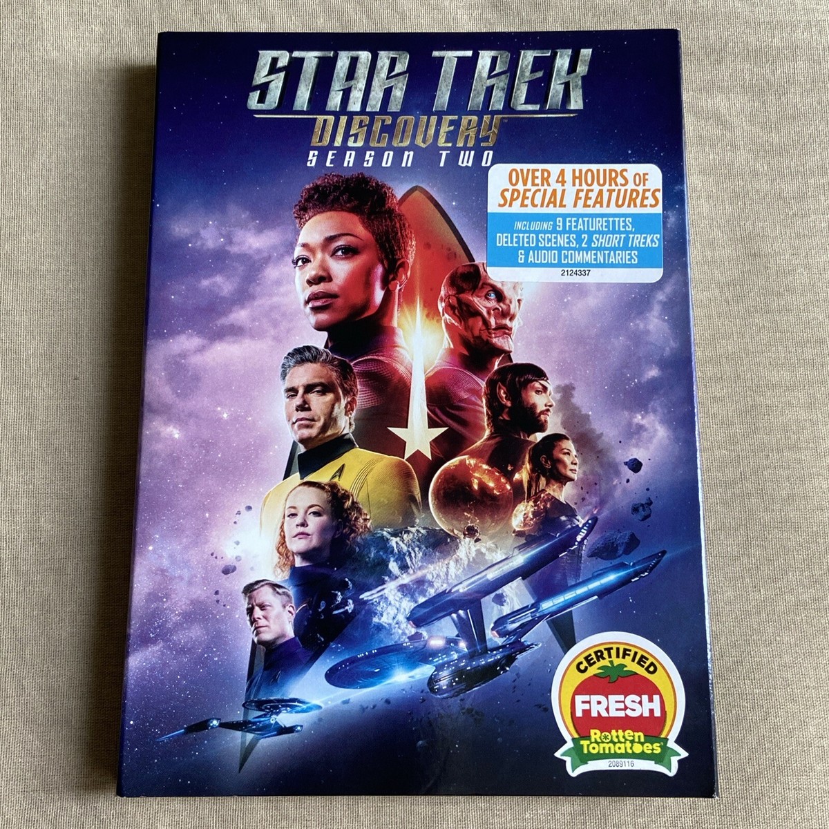 Star Trek Discovery: Season Two (DVD 2019 4-Disc Set + Slipcover