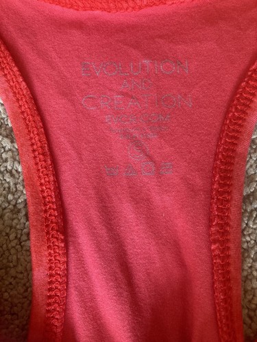 Womens Size S Active Muscle Tank Top Red Workout - Picture 3 of 3