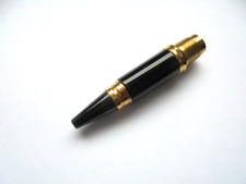 Waterman GENTLEMAN Rollerball  Mundstück/Vorderteil schwarz/gold
