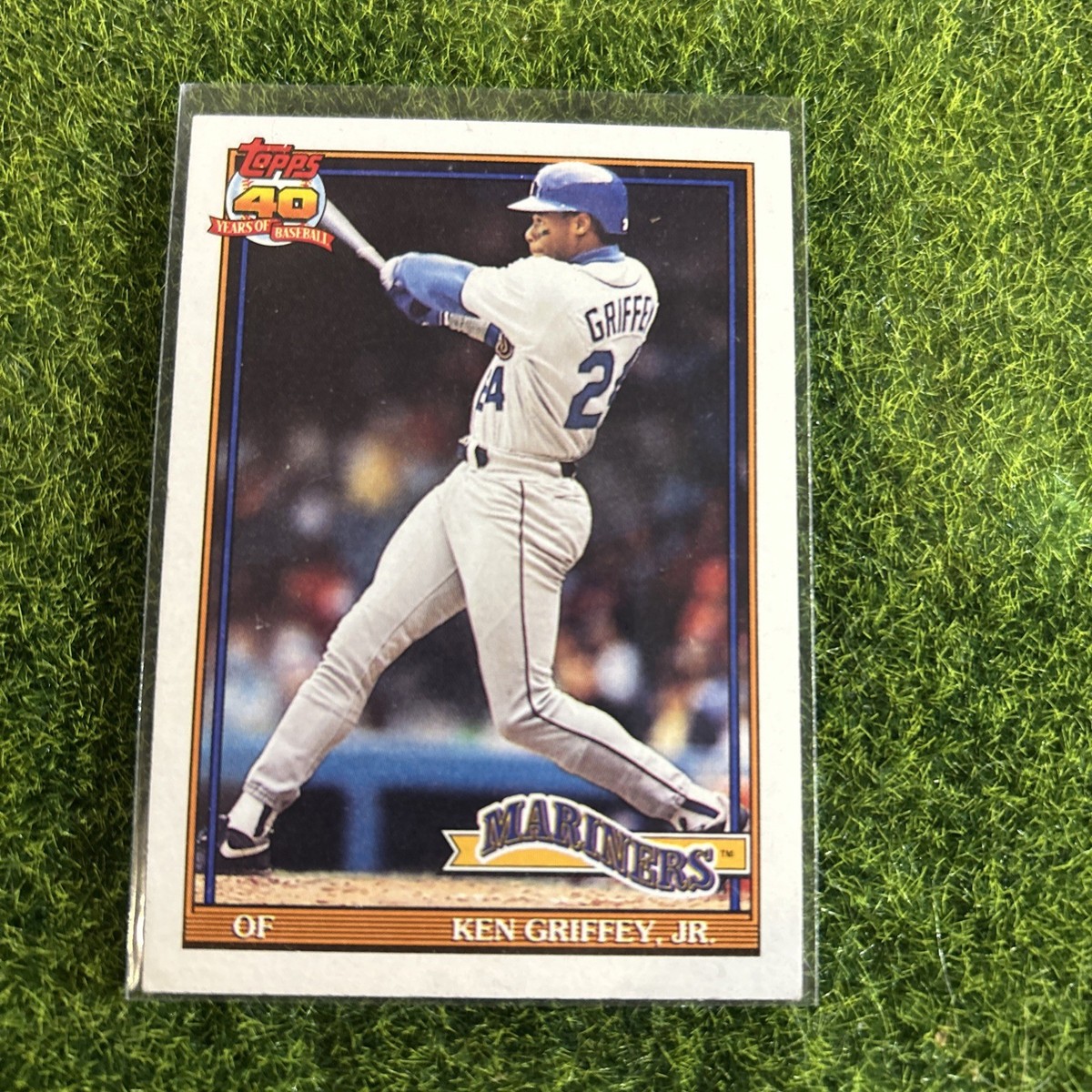 Topps 1991 Ken Griffey Jr. #790 Seattle Mariners Baseball Card C6