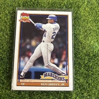 Topps 1991 Ken Griffey Jr. #790 Seattle Mariners Baseball Card C6