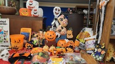 Huge Vintage Hallowen Decorations  Decor Lot 50 Items
