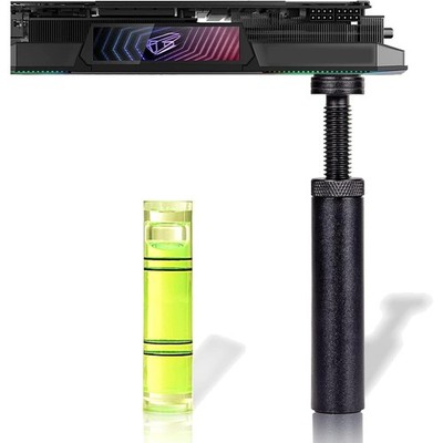 Grafikkarten Halterung GPU Halter Aluminium verstellbar magnetisch stabil