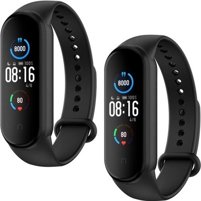 Xiaomi Mi Band 5 Armband Silikon Pink, Hautfreundlich, Verstellbar, Ersatzgurt