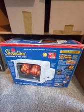 Ronco Showtime Rotisserie BBQ Oven ST3001 WHGEN- White, Verified  New, Open Box