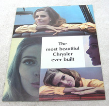 Vintage 1965 Chrysler New Yorker 300 Newport Auto Sales Brochure 12pg Original