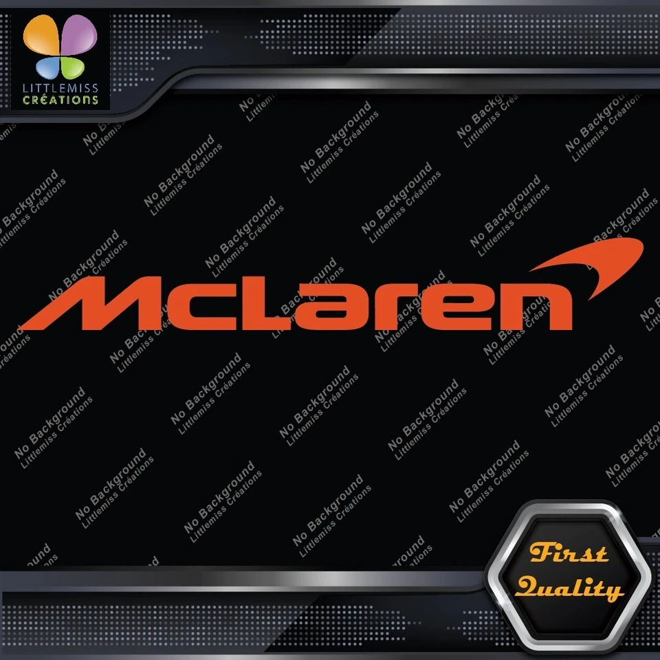 Compatible McLaren Luxury Cars Name Logo Performance Vinyl Decals Stickers Foto 4 de 4