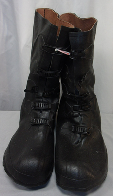 NEW OLD STOCK MINER INDUSTRIES MILITARY BOOTS NEW OLD STOCK MINER INDUSTRIES MILITARY RUBBER 5 BUCKLE MID  main image 4