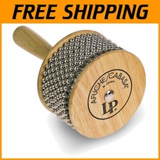 Compact LP Afuche Cabasa - Stainless Steel Construction for Percussionists
