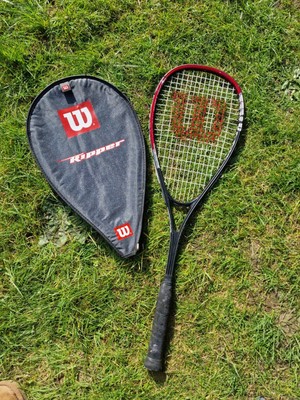 Wilson Ripper Double Beam Squashschläger mit Cover