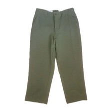VTG 1950 US Army Military Green Wool Field Trouser Pants 33x27.5 Korean War