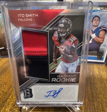 Panini 2018 Spectra Radiant Rookie Patch Signatures Ito Smith Falcons /249
