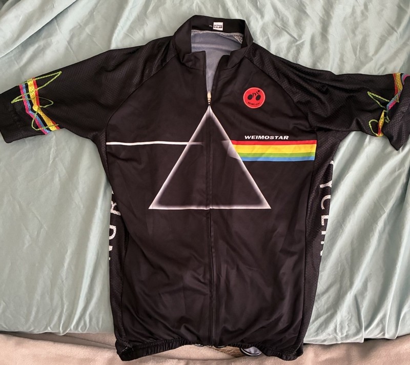 Weimo star Weimostar Prism Style Full ZIp cycling jersey Black Size Women’s XL