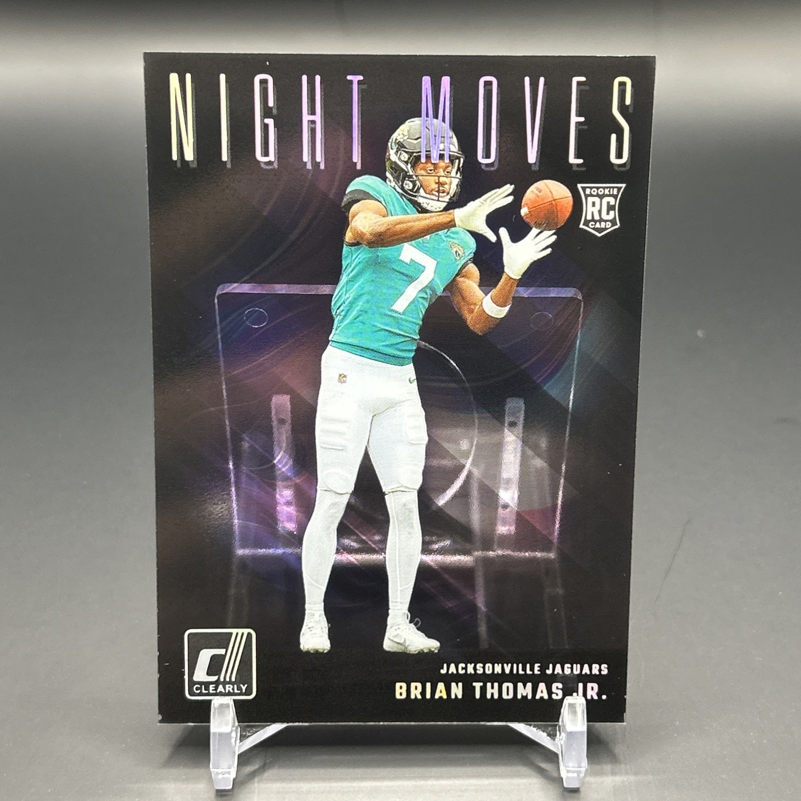 2024 Donruss Clearly BRIAN THOMAS JR. SP Night Moves Rookie CASE HIT Jaguars #5