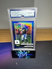 Tony Romo 2021 Panini Optic Blue Auto Authentic PSA 10 AUTO GRADE