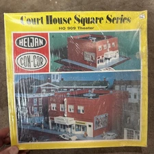 Heljan HO scale Movie Theatre model kit #909 train railways railroad town NEW