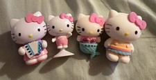 Set of 4 Hello Kitty Sanrio Licensed Figurines Modern Collectible Toys