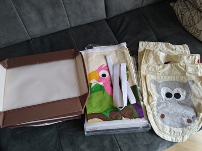 Flexa Doppelstockbett Vorhang Dschungel Deko Set (8 Teile) mit Taschen und Boxen