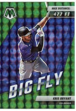 2022 Panini Mosaic - Big Fly Kris Bryant #BF-4 Green Mosaic Prizm Cubs