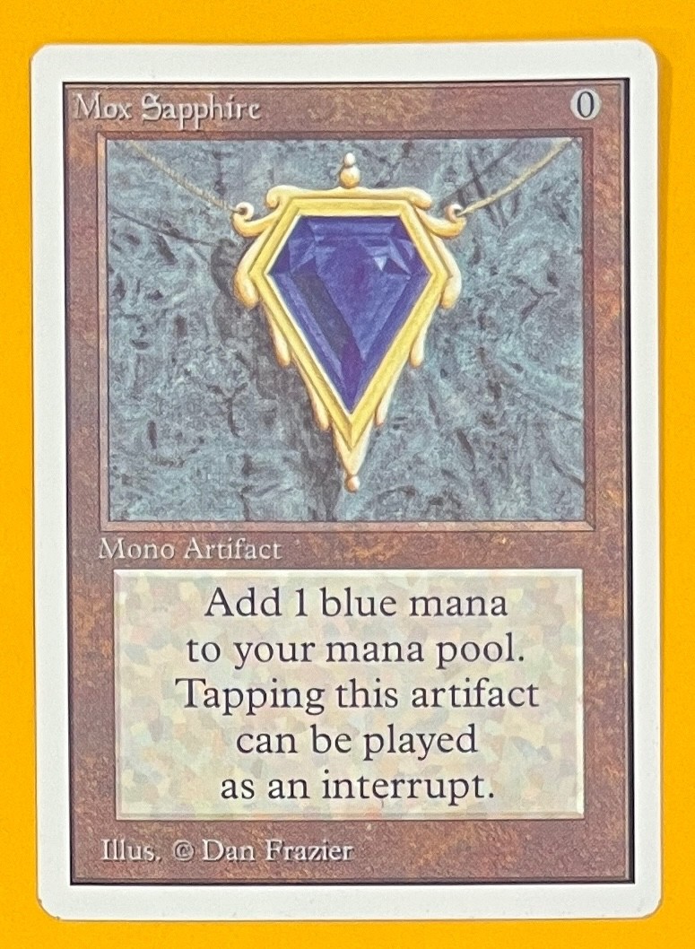MTG MOX SAPPHIRE Unlimited (OldManMTG 012-398)