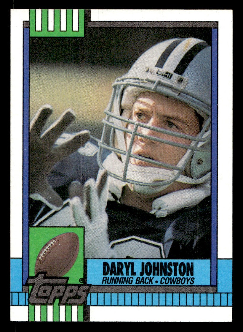 1990 Topps - Daryl Johnston #489 Football Sports Card Raw Trading Card
