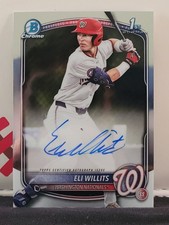 2025 Bowman Draft - Chrome Prospect Autographs Eli Willits #CPA-EW 