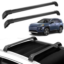 Barras transversales para portaequipajes de techo para rieles de aluminio bloqueables limitados 2026 RAV4