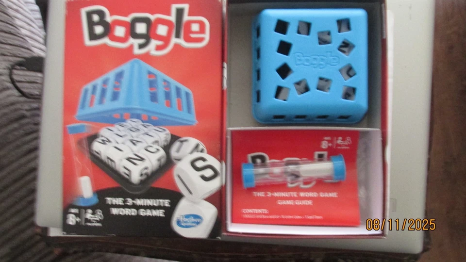 Vintage Boggle Board Game Parker Family Game - Image 2 of 2