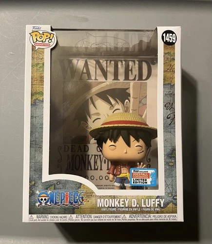 Funko Pop! One Piece Monkey D. Luffy Wanted Poster 1459 NYCC 2023 Shared sticker