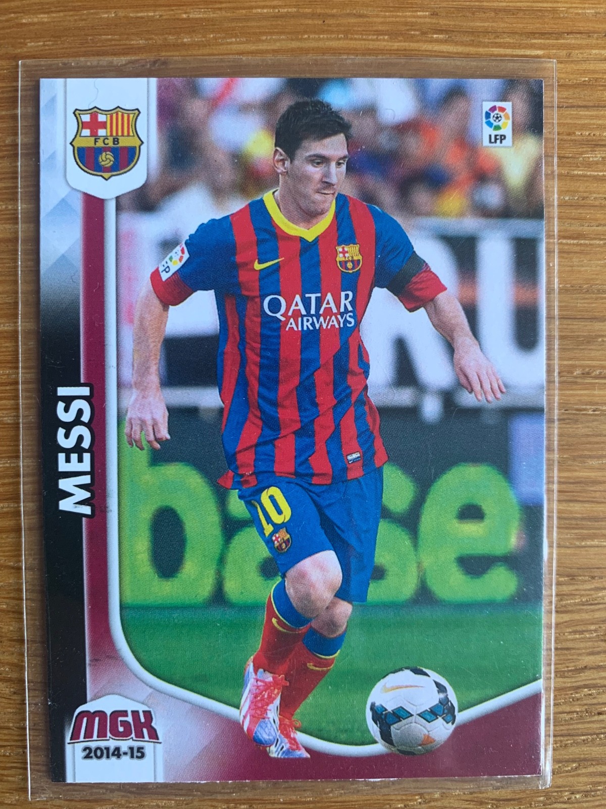 LIONEL MESSI 2014-15 PANINI MEGACRACKS FC BARCELONA