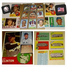 1960-66 TOPPS (25) + DUROCHER '50 BOWMAN/J. MARICHAL, PEPITONE, LARSEN, CLINTON