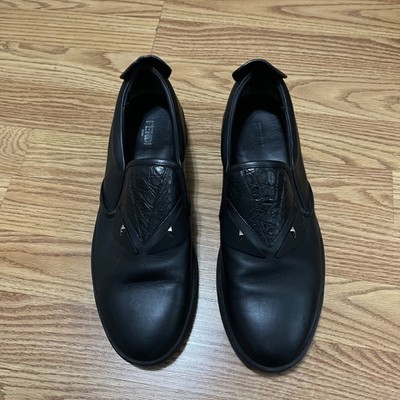 Men's Fendi Monster Bug Eyes Black Sneakers Size 43 (EU Size 9) (US Size 10)