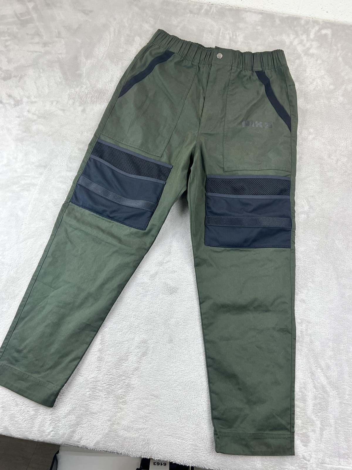 Mens Medium Standard Fit Taper Leg Mesh Panels Dd5913-355 *read