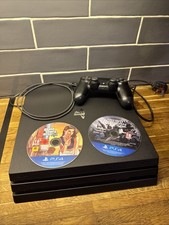 PS4 Pro 1TB With Controller & 2 Games - Good Condition