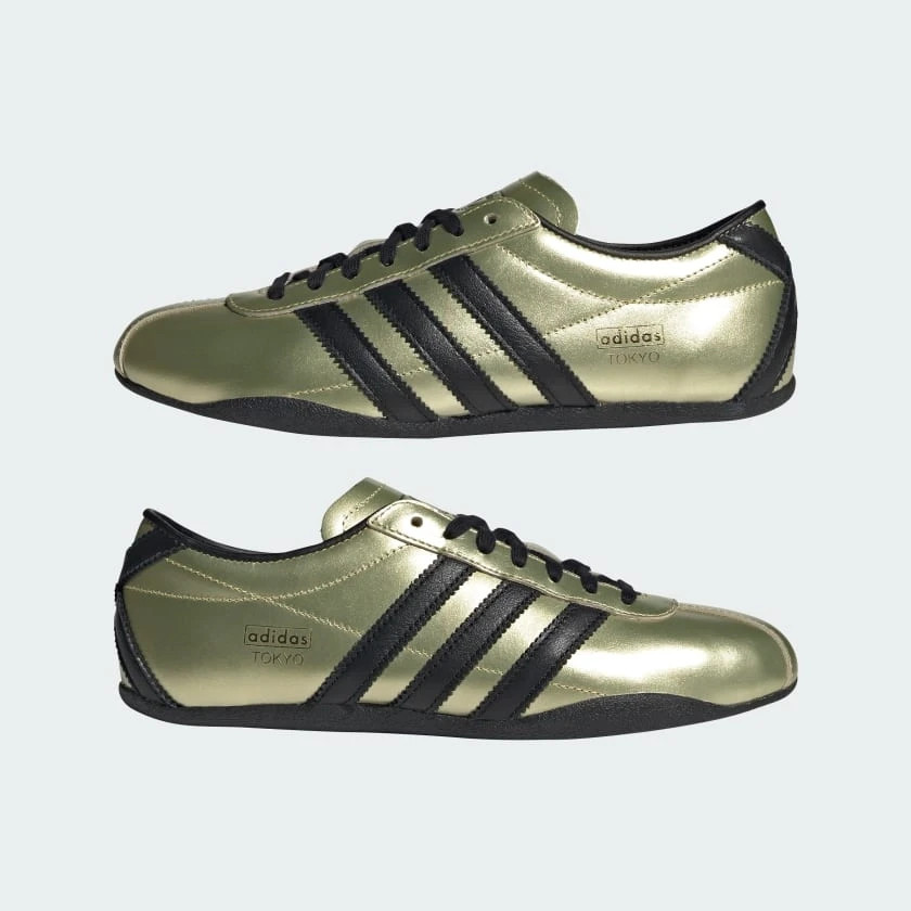 adidas Originals Tokyo Shoes JQ0594 Gold Metallic / Core Black