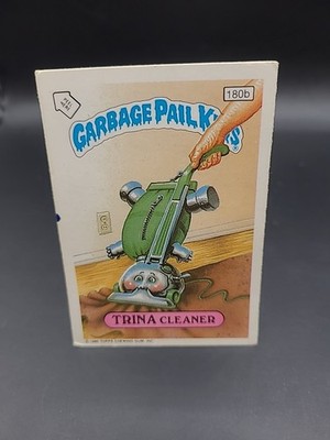 Garbage Pail Kids Topps 1986 Original Trina Cleaner 180b