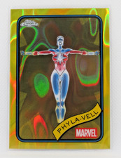 2025 Topps Chrome Marvel - Yellow Lava Refractors #78 - PHYLA-VELL