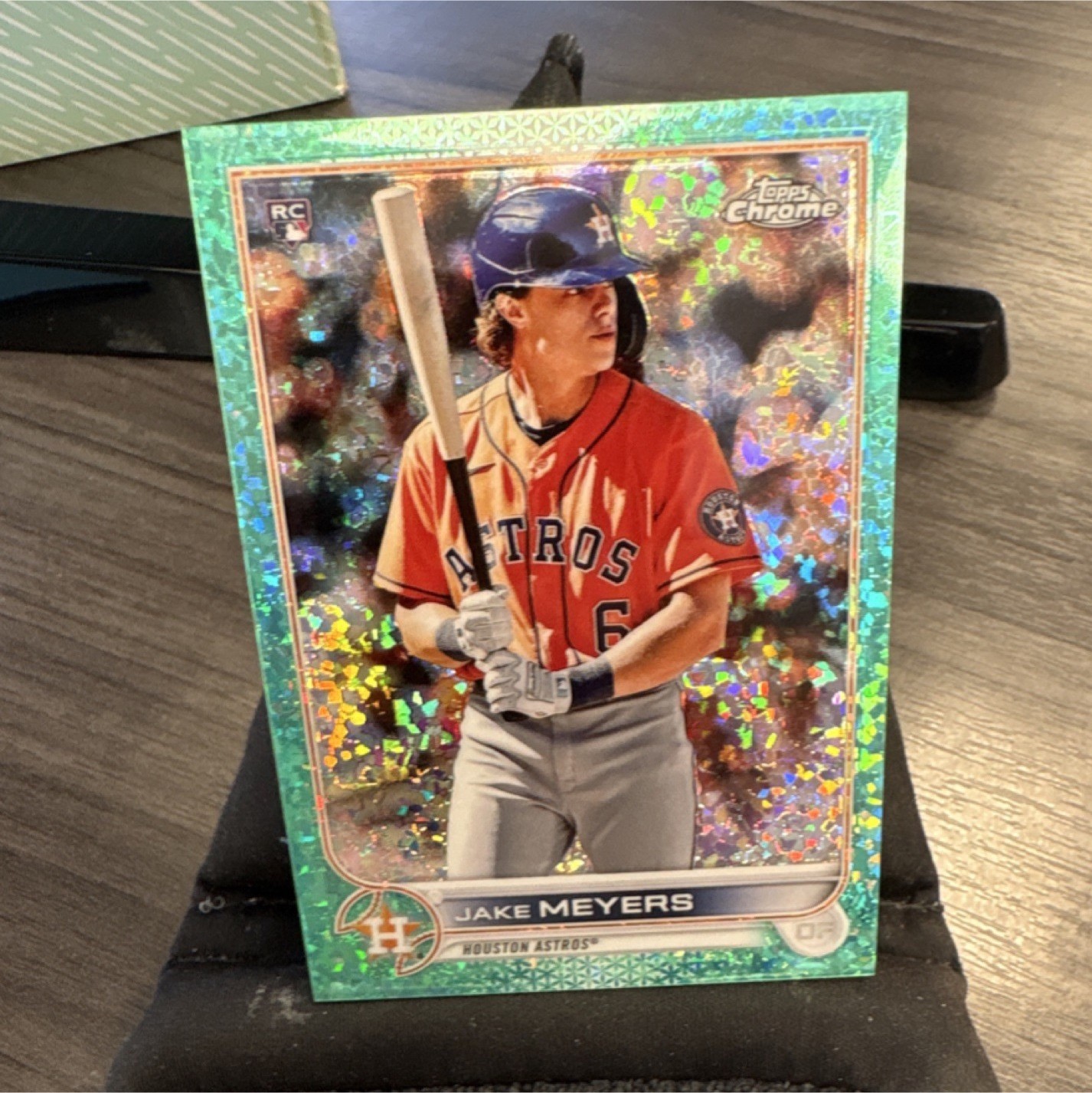 2022 Topps Chrome Jake Meyers Aqua Refractor #114 RC /199 Houston Astros