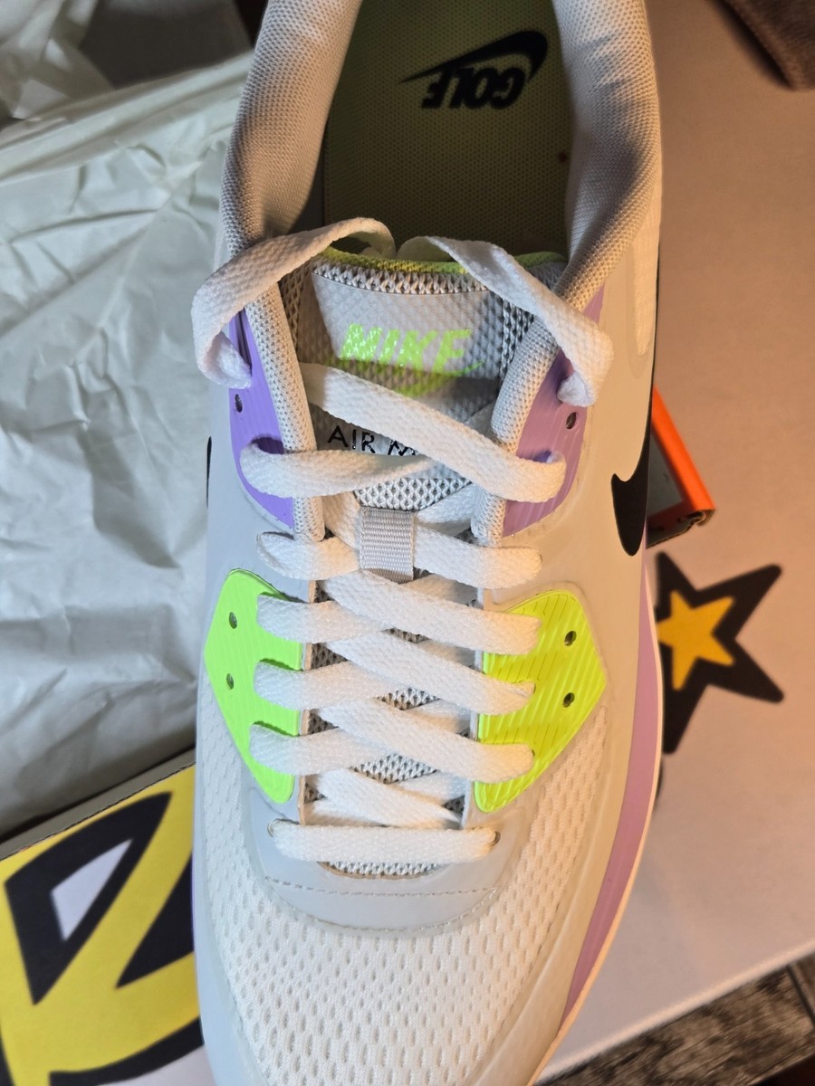 Nike Air Max 90 Golf White Black Lilac Barely Grape CU9978 109