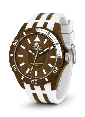 Invicta Subaqua Sea Base (70034) 44mm Men s Watch - Brown/White With Brown Dial