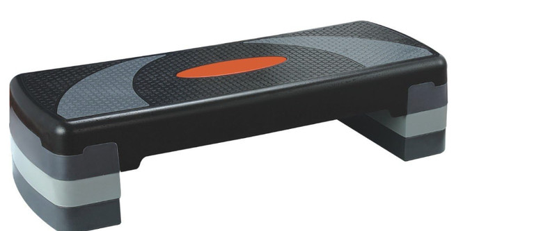 New Unopened KLB Sport Model T002 Black and Gray Aerobic Stepper with risers